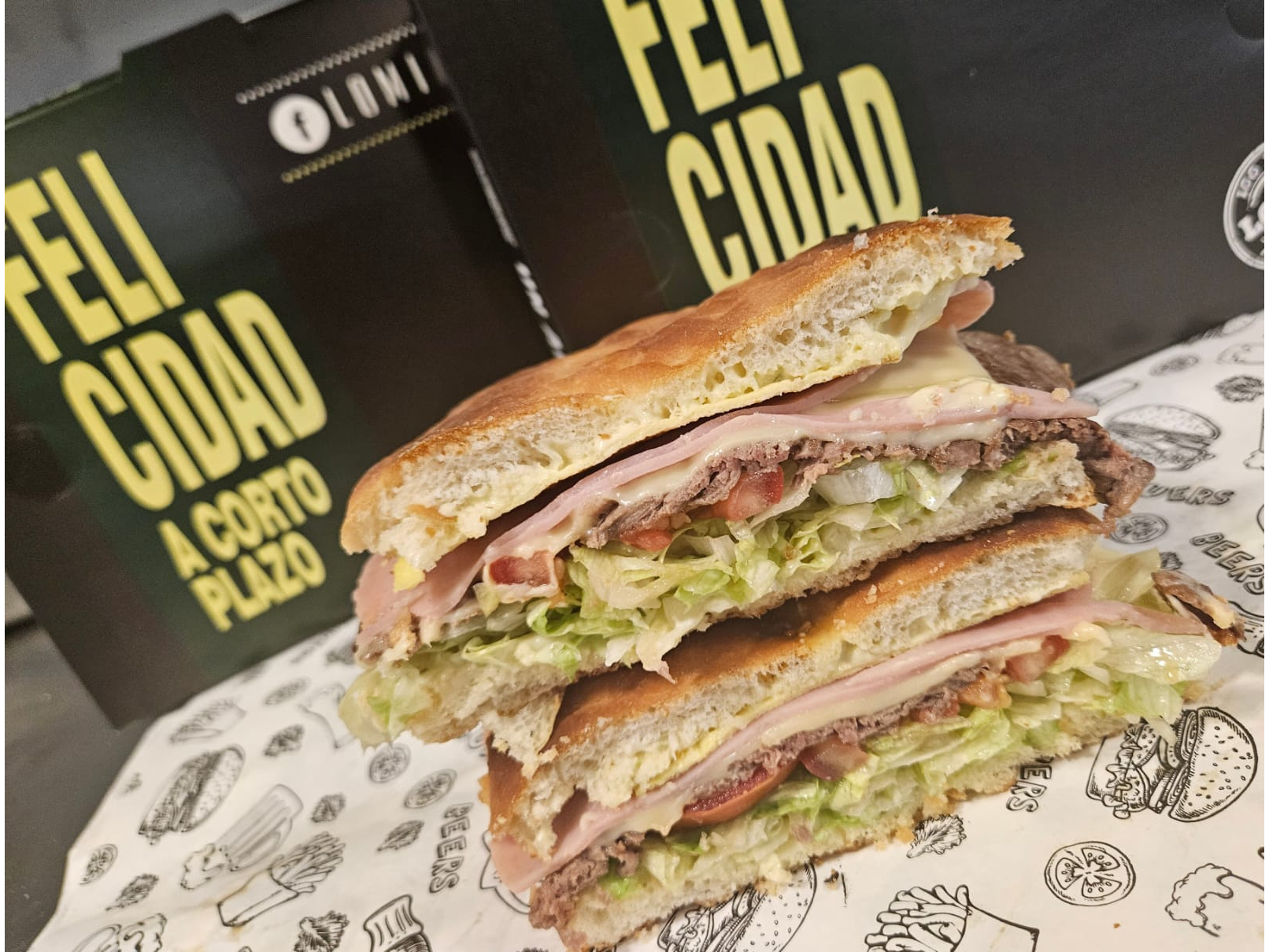 Lomo de Pollo Americano con papas