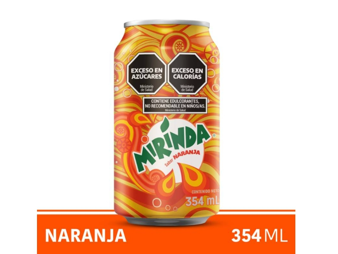 Lata Mirinda Naranja 350 ml