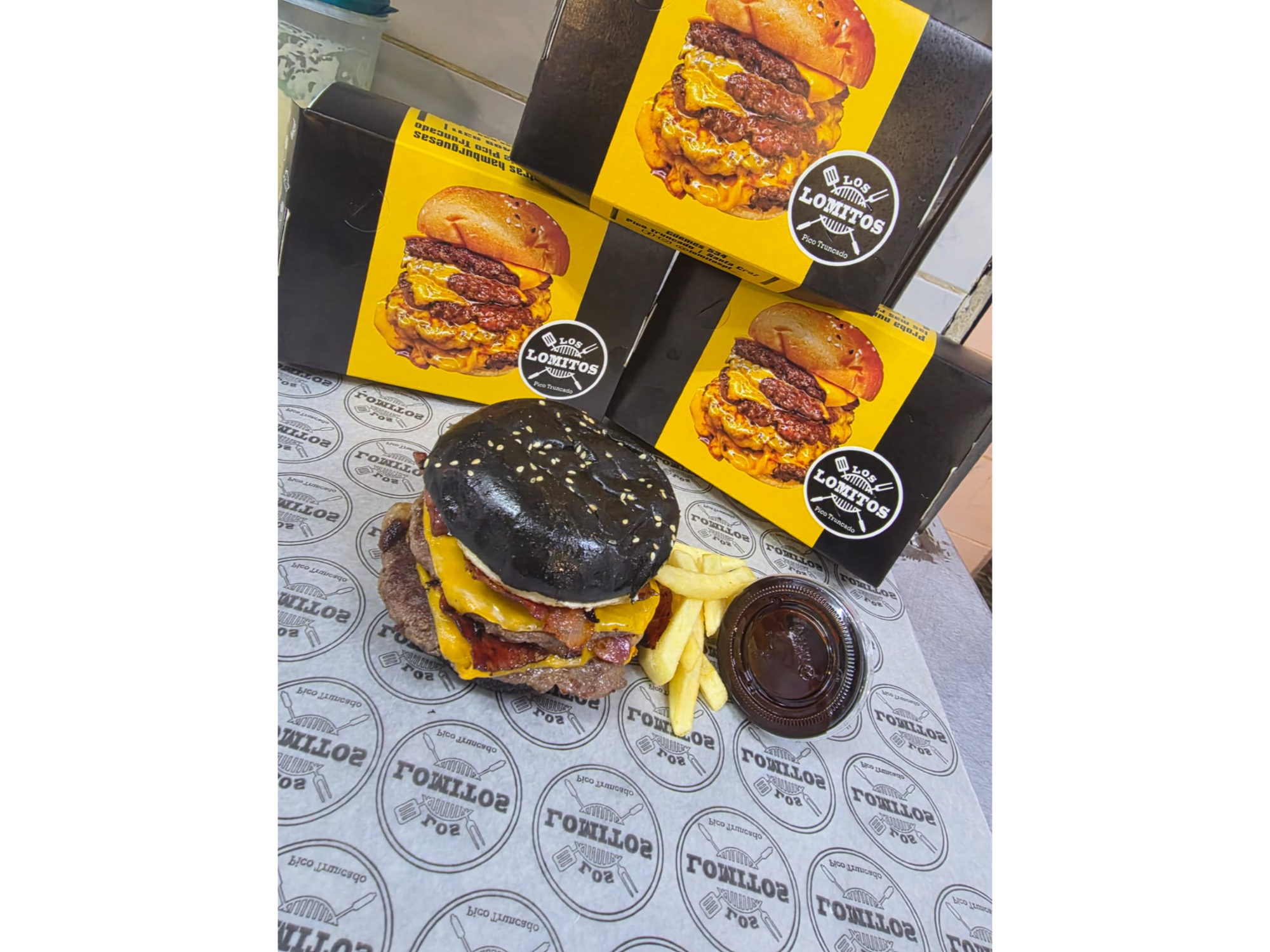 DOBLE AMERICANA CON PAPAS