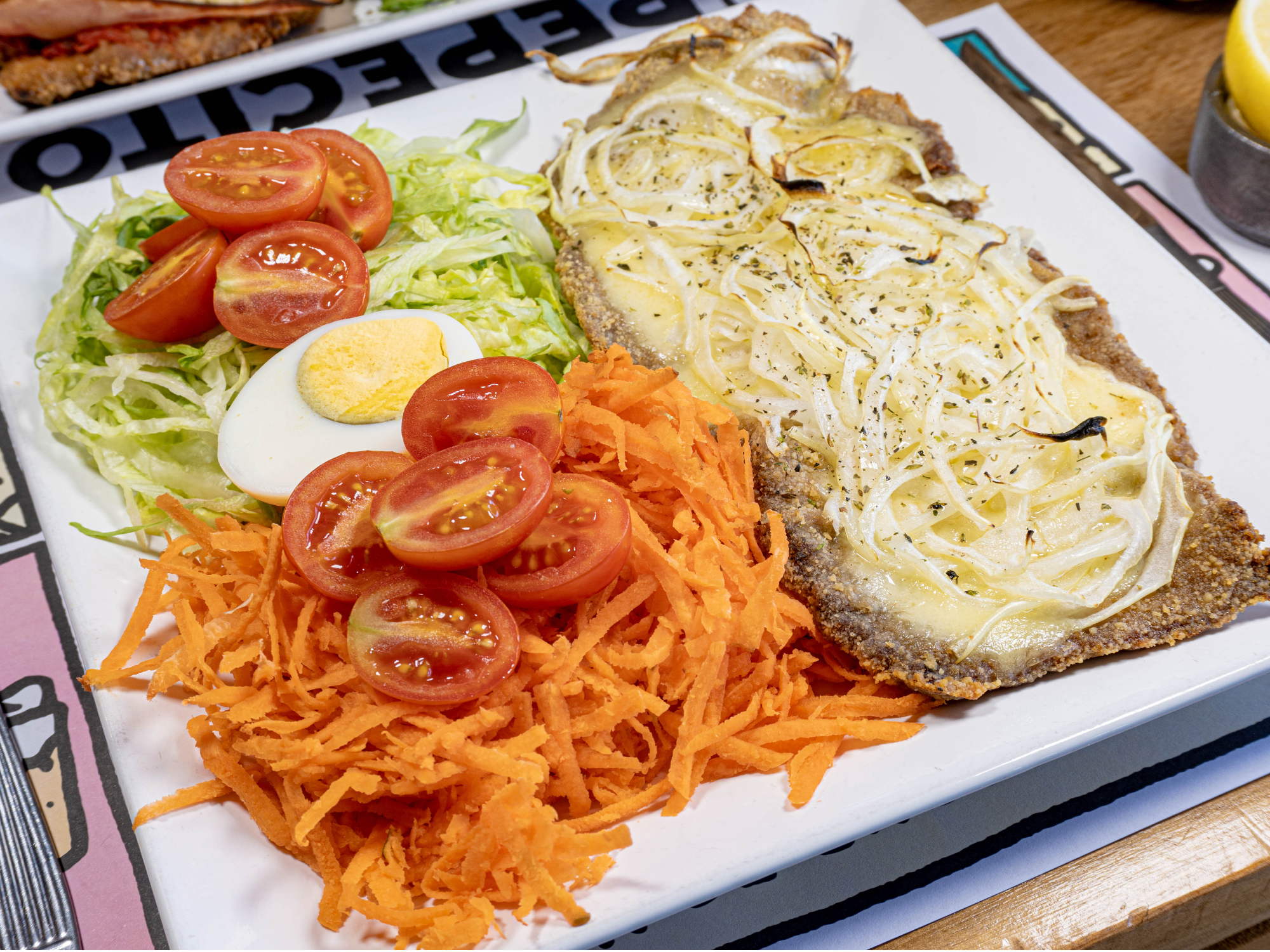 Milanesa fugazzeta
