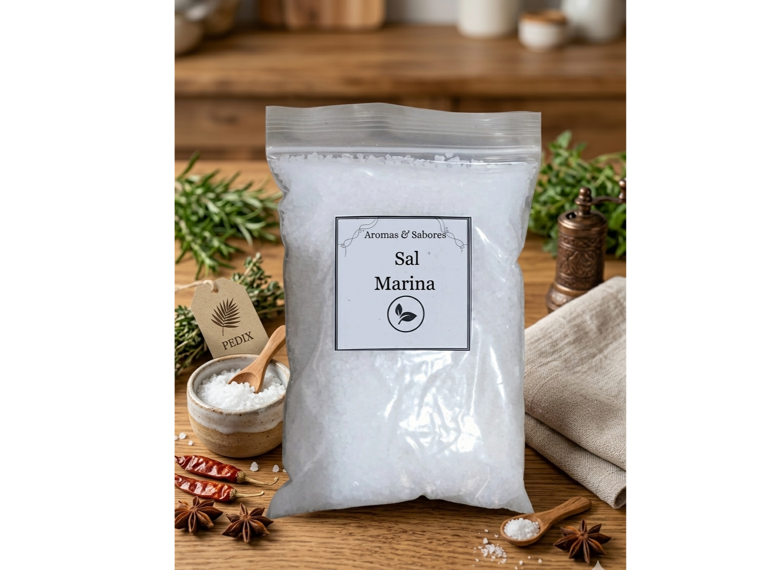 🧂 Sal Marina Gruesa o Fina – 200 g