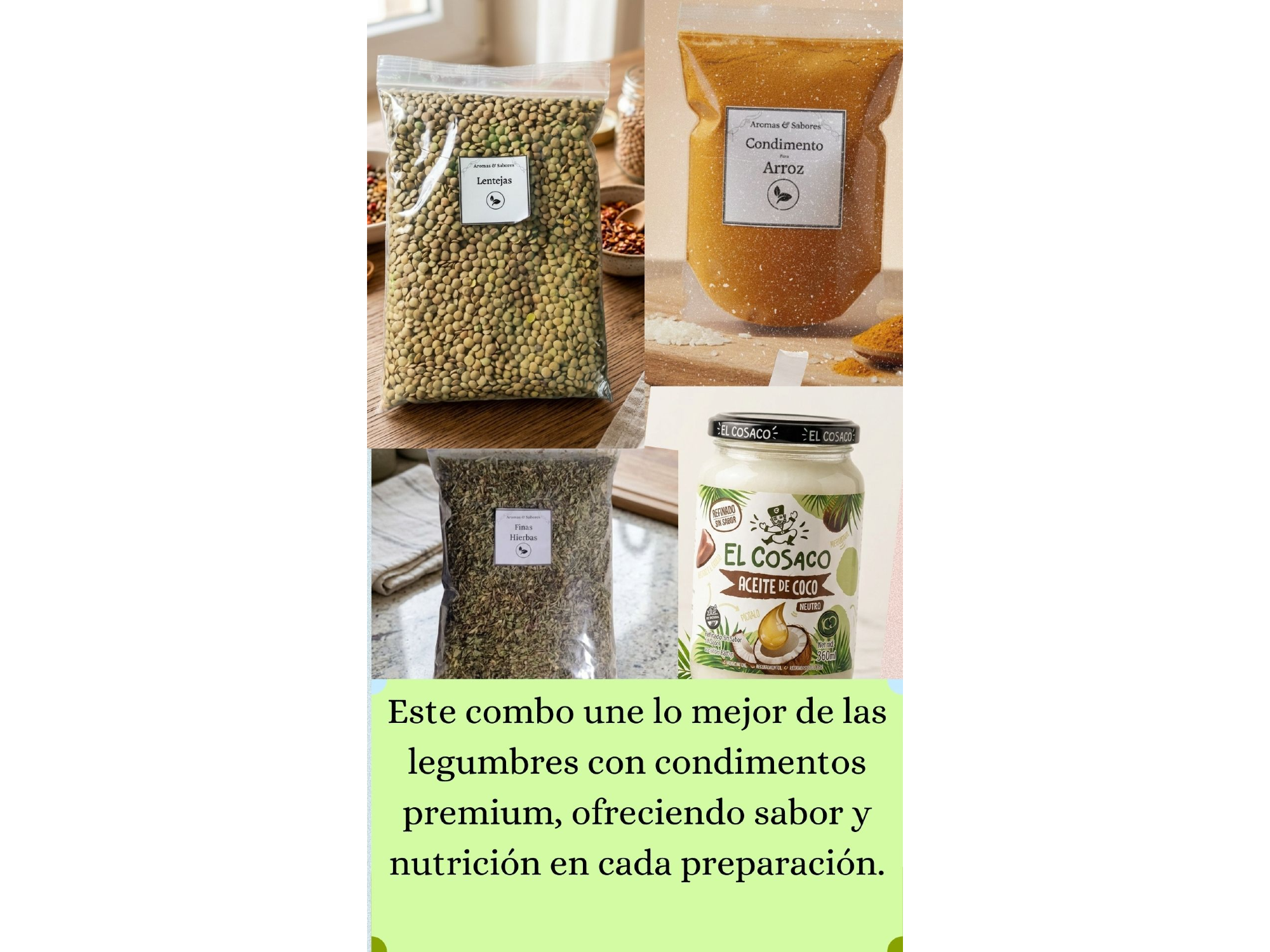 🌱 Combo 7 – Legumbres y Sabor