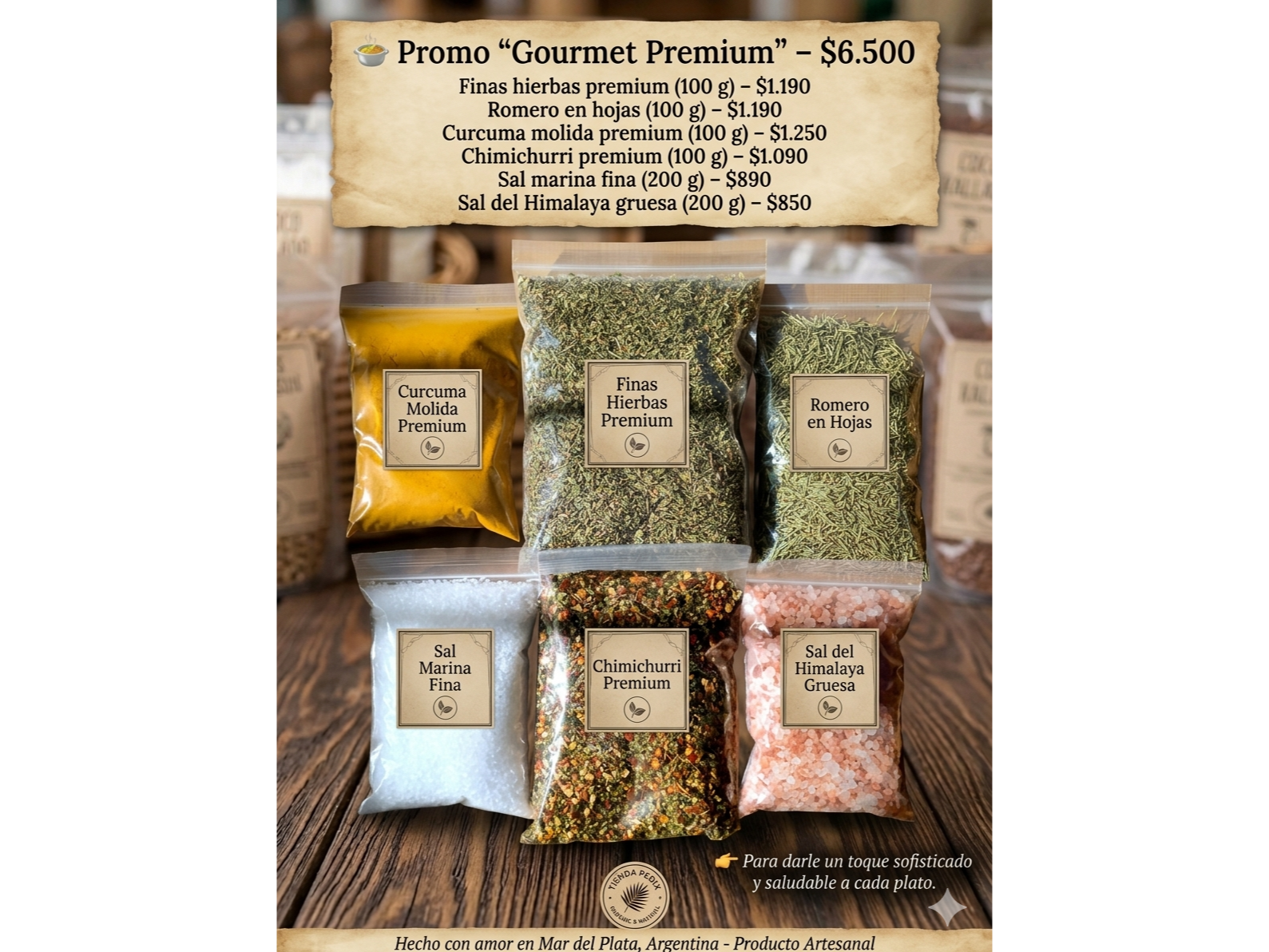 🍲 Promo “Gourmet Premium” – $6.910