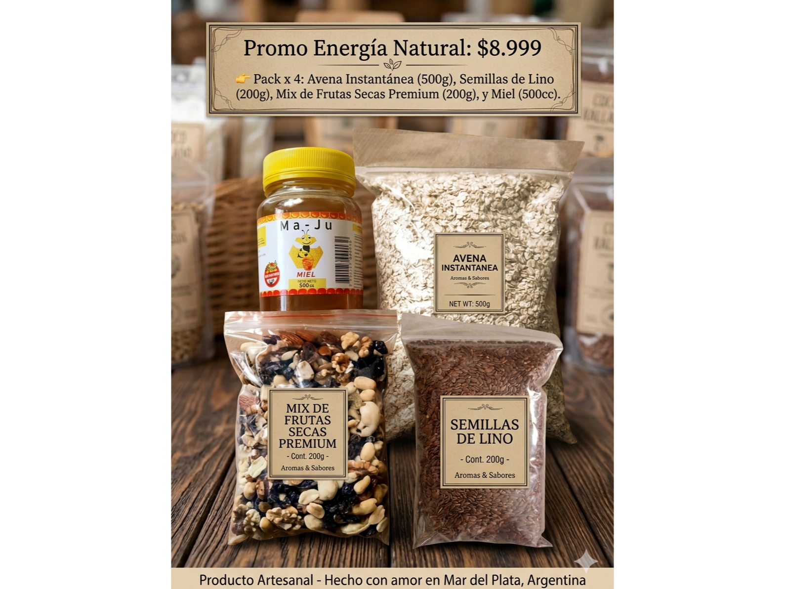 🌿 Promo “Energía Natural” – Pack x 4