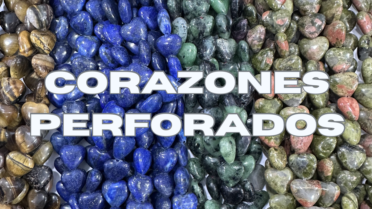 Corazones perforados