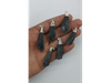 Cianita negra plata