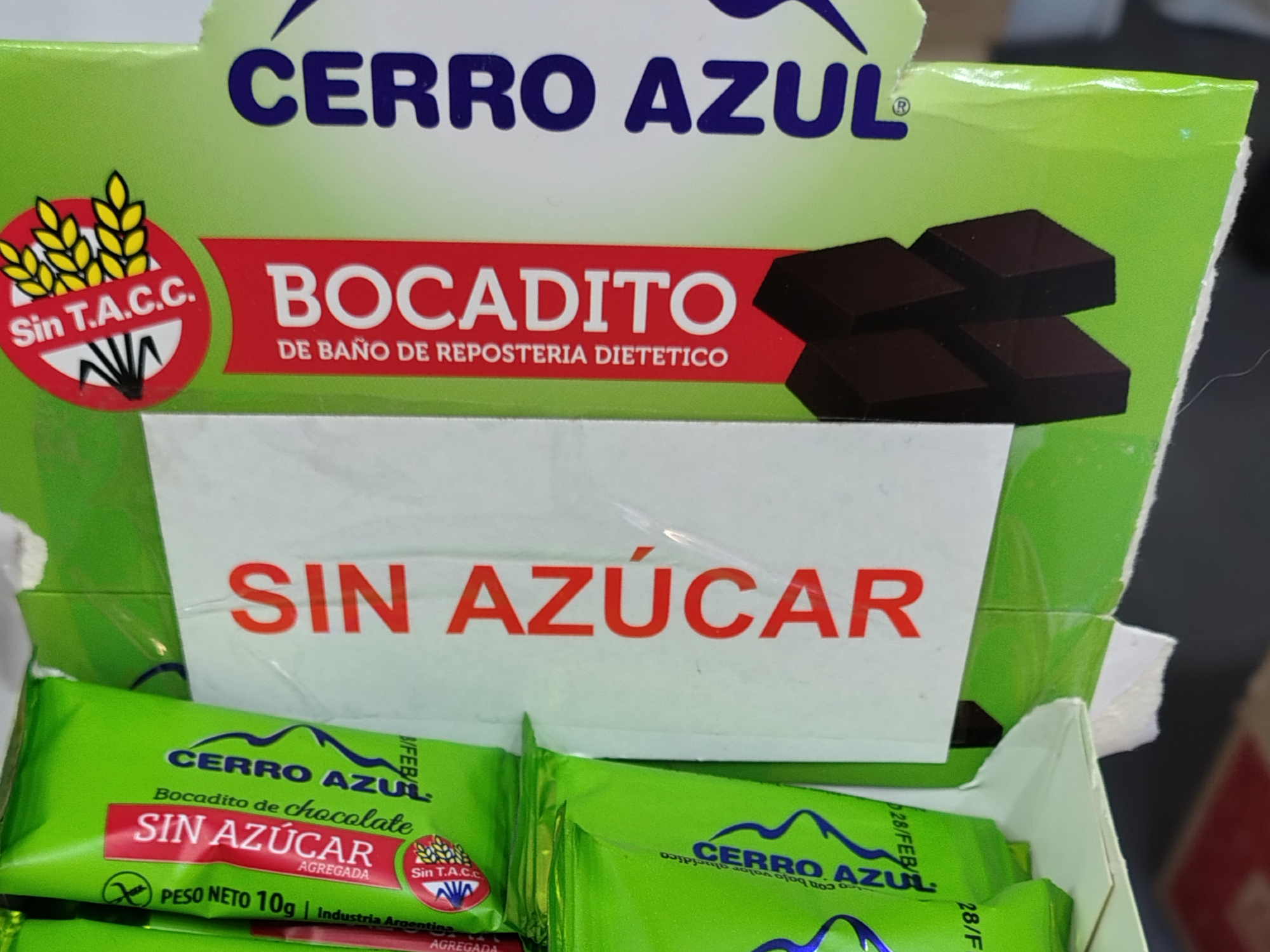 Cerro azul bocadito de chocolate