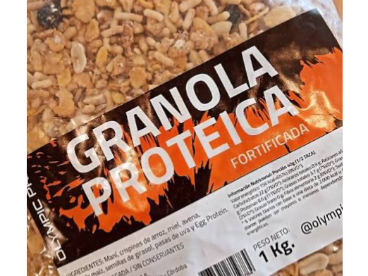 Granola proteica vainilla fortificada 1KG