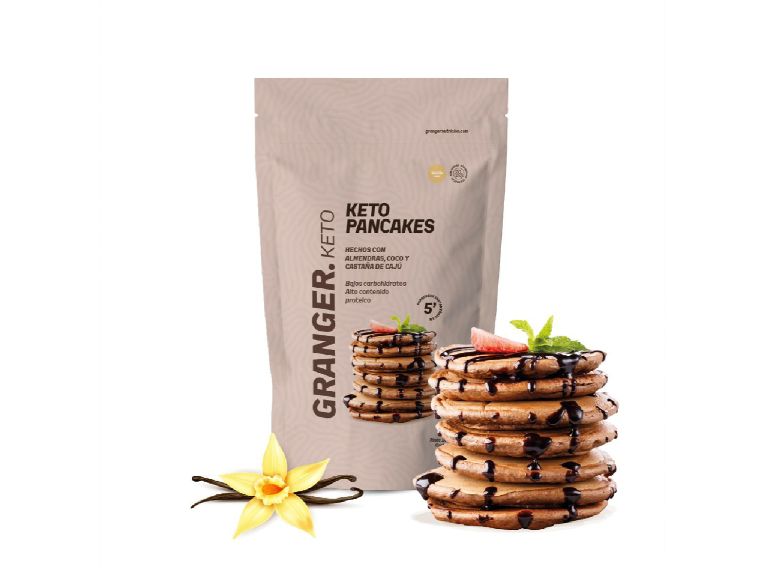 Pancakes keto vainilla