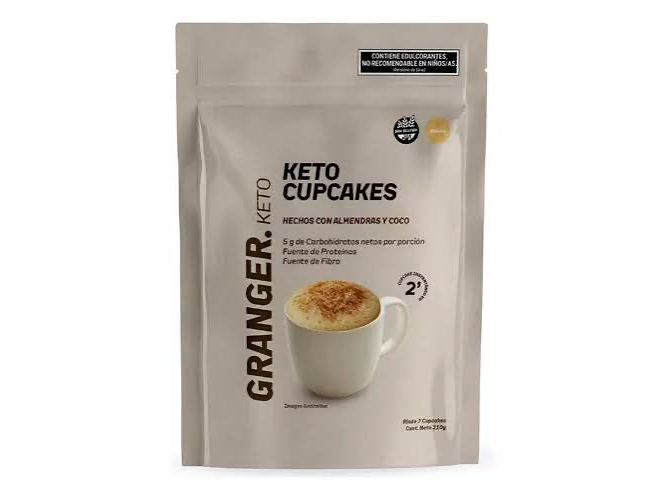 Cupcakes keto vainilla granger