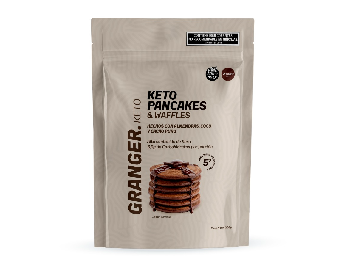 Pancakes keto chocolate