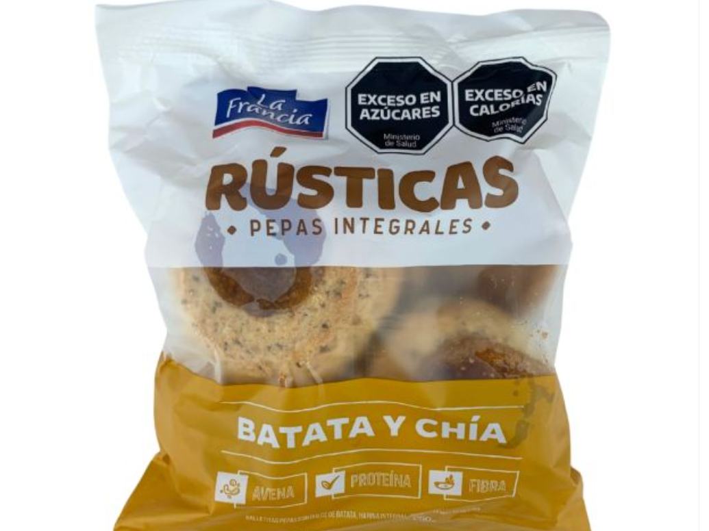 Pepas íntegrales con batata 250gr