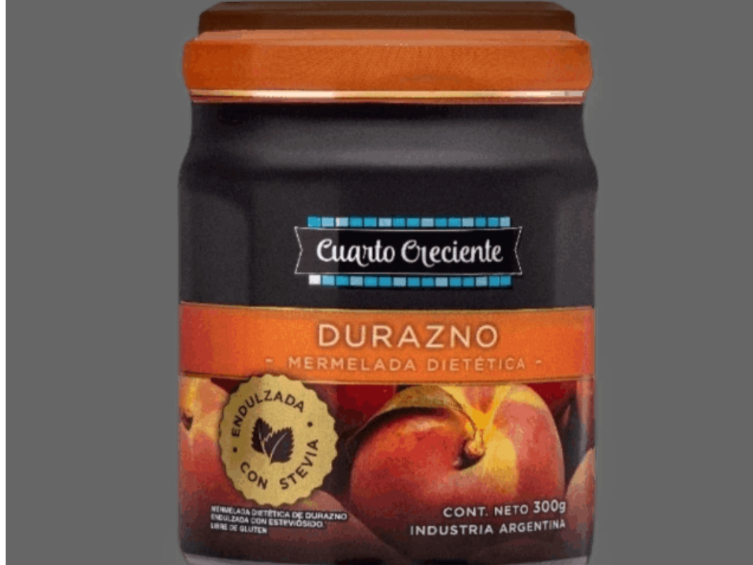 Mermelada cuarto creciente durazno