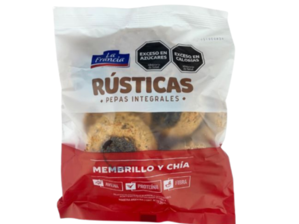 Pepas íntegrales con membrillo 250 gr