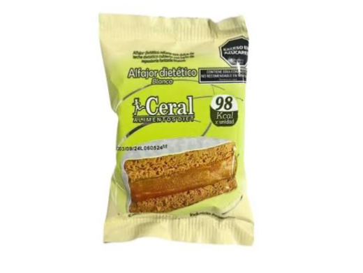 Ceral alfajor blanco para diabéticos