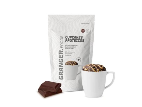 Cupcakes proteicos chocolate granger