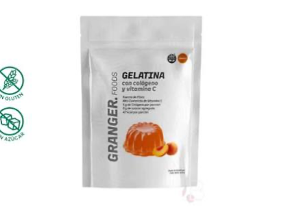 Gelatina de durazno con vitamina c granger