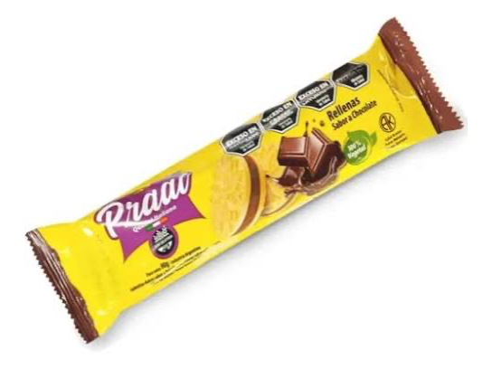 Praat de vainilla rellena de chocolate