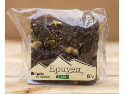 Brownie de algarroba con maní epuyen