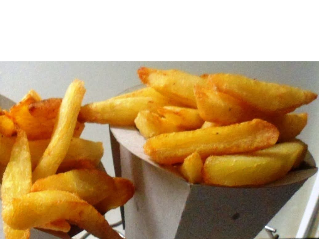 Conos de papas fritas