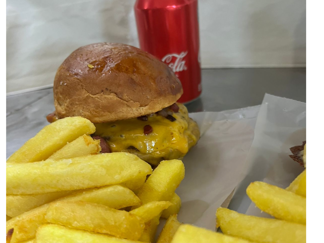 Combo 4 Hamburguesa Doble cheddar(paty)