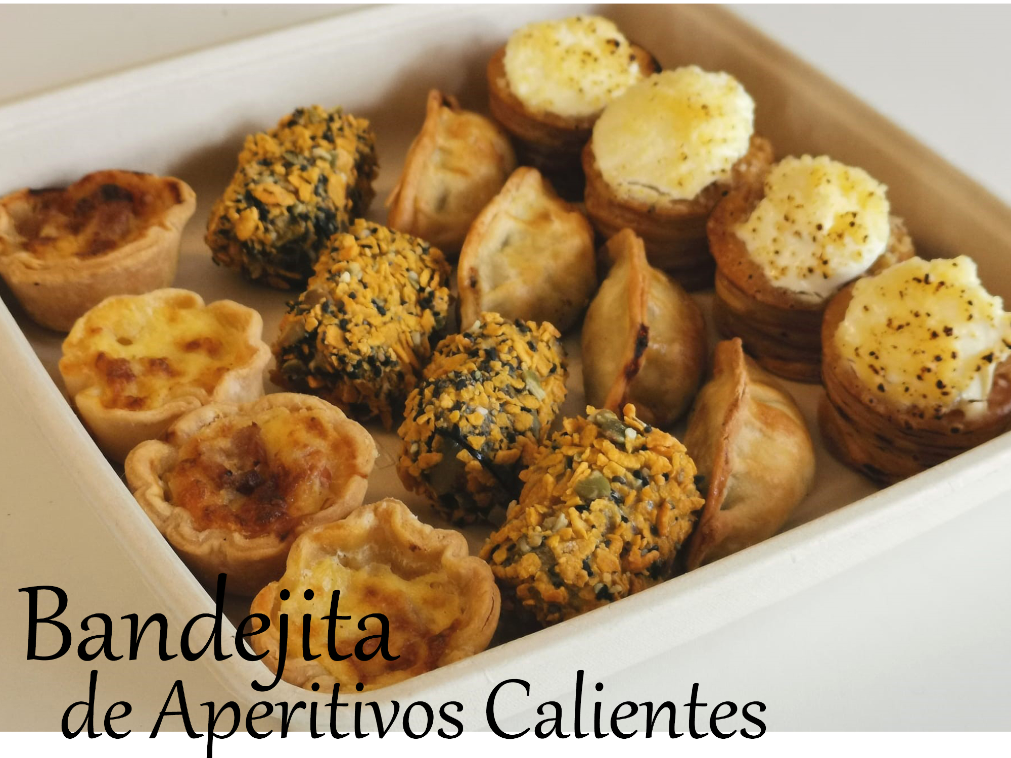 Bandejita de Aperitivos Calientes