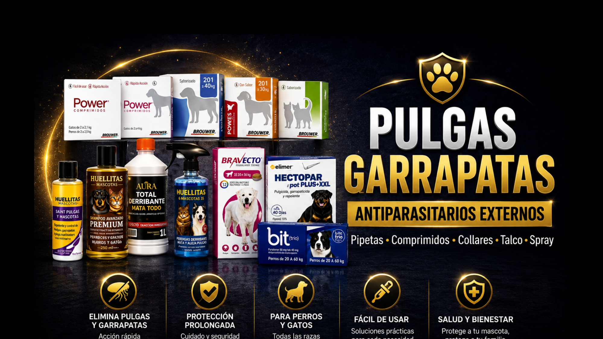 Pulgas y Garrapatas