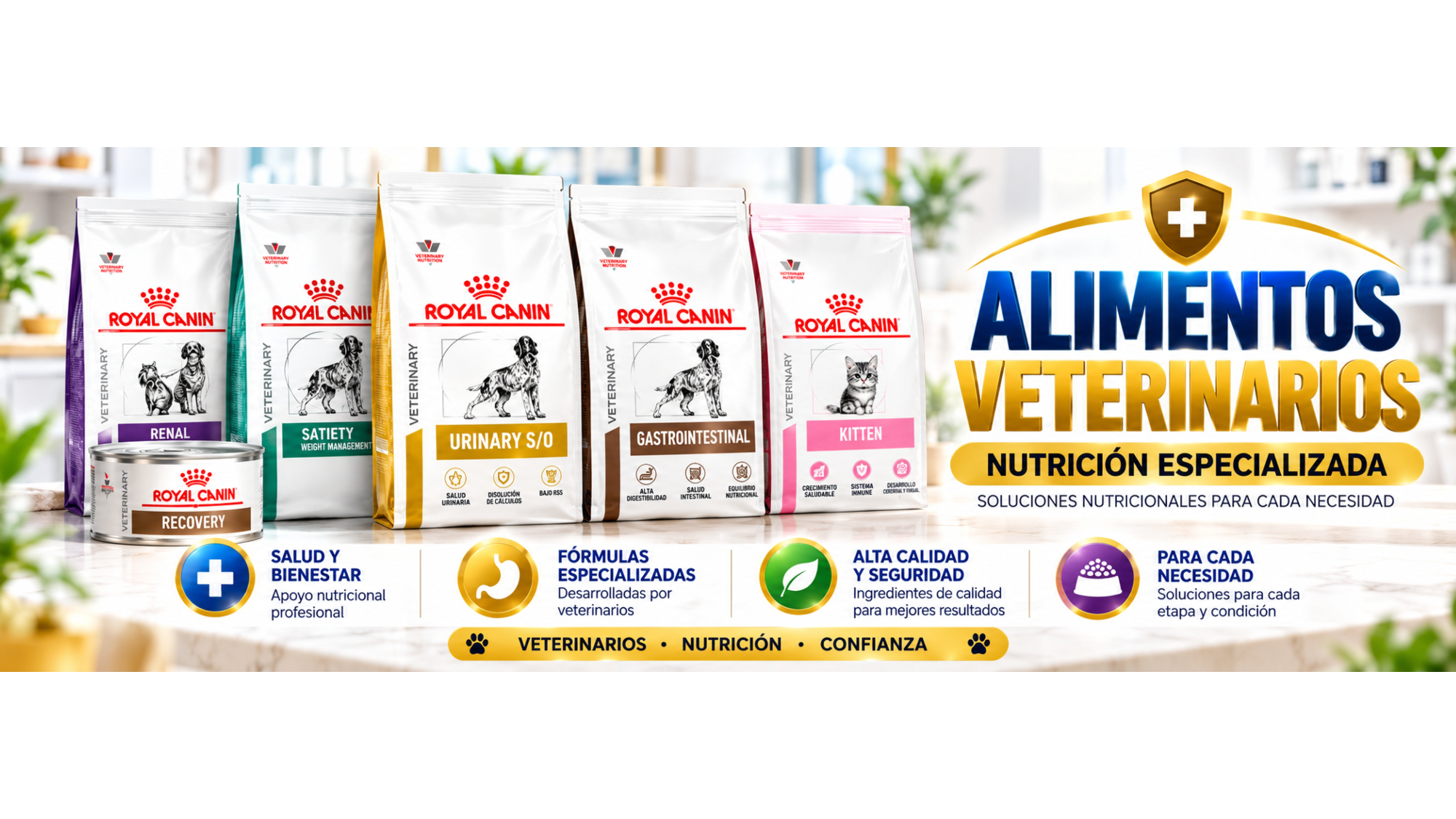 Suplementos y Alimentos Veterinarios