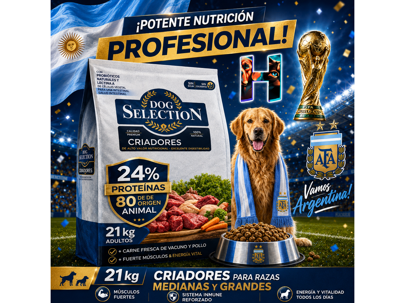 Dog Selectión Criadores Adulto x 21kg