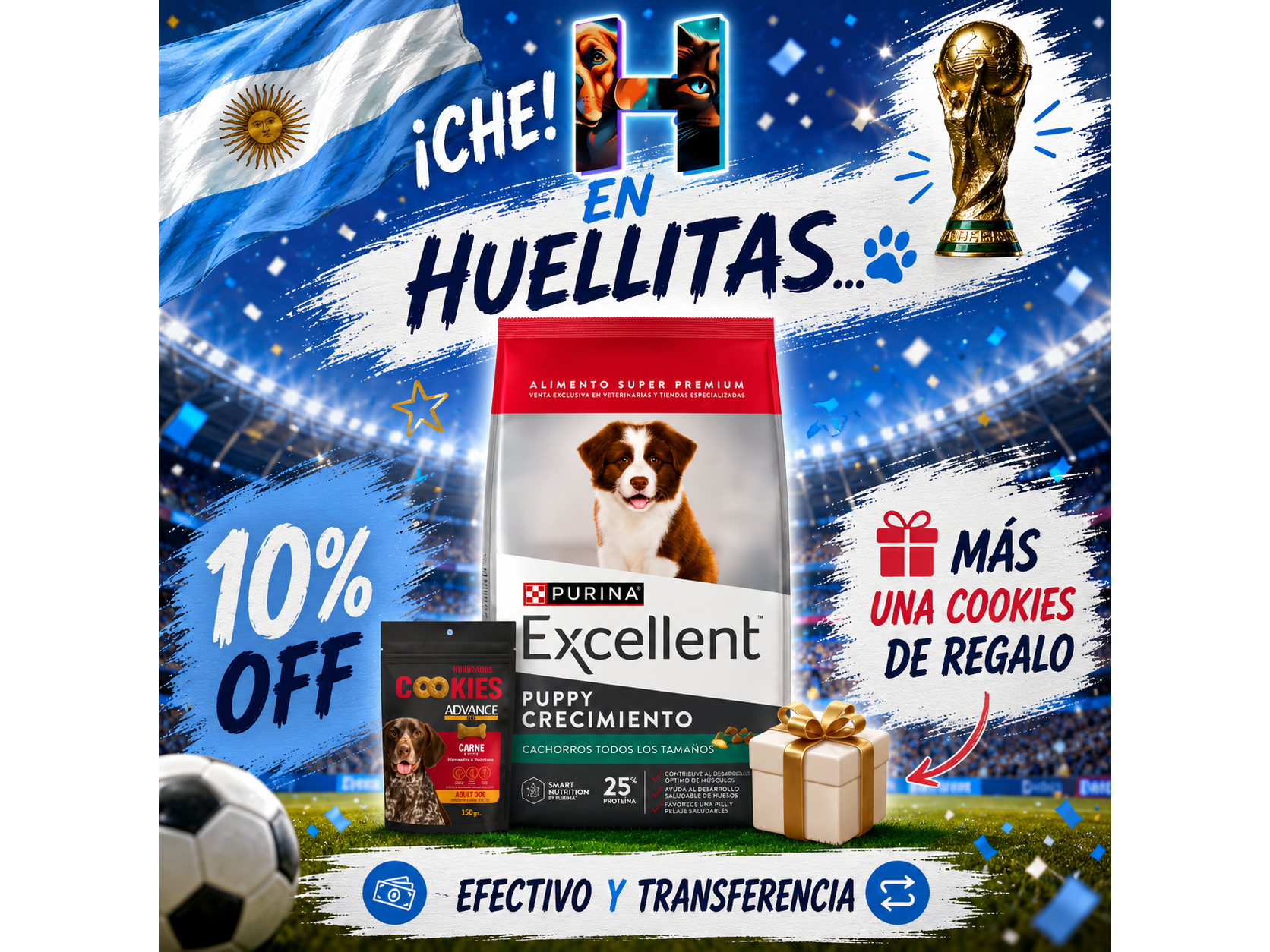 Excellent Mantenimiento Cachorro 20kg + 1 Cookies de Regalo