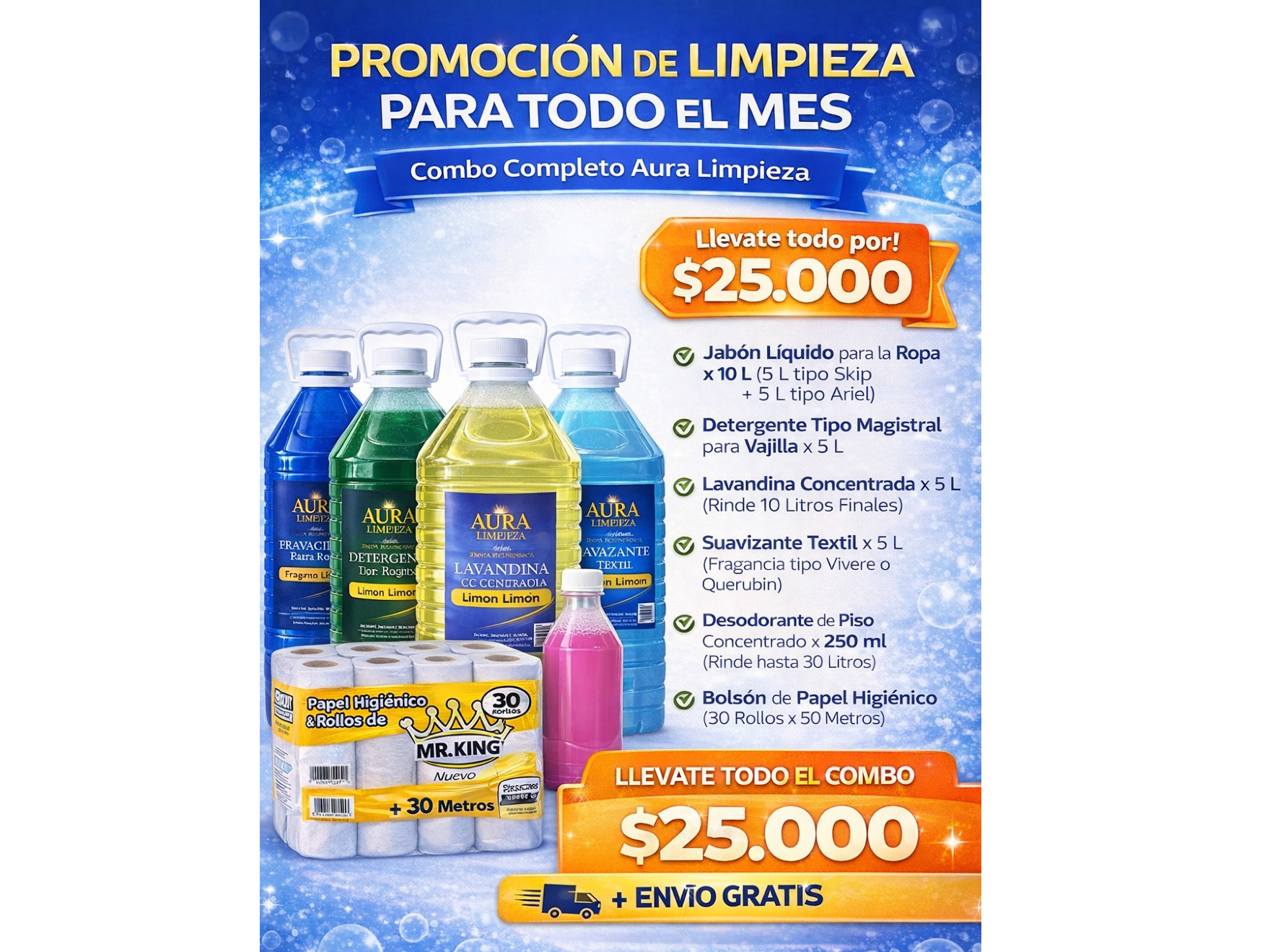 Promo Limpieza Mensual