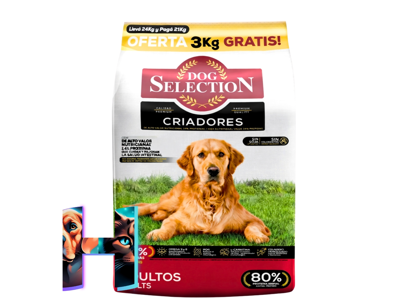 Dog Selection Criadores adulto x 21kg