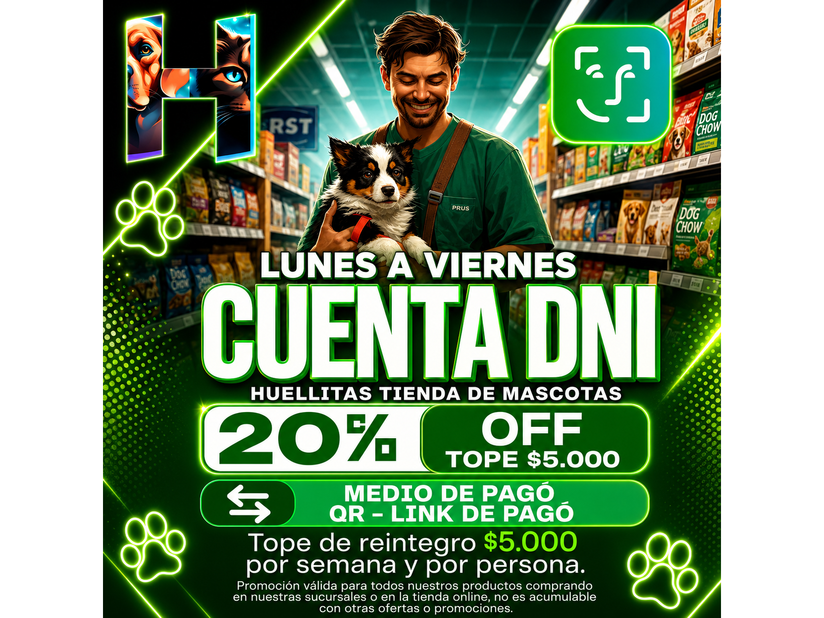 CUENTA DNI 20% DE REINTEGRO!