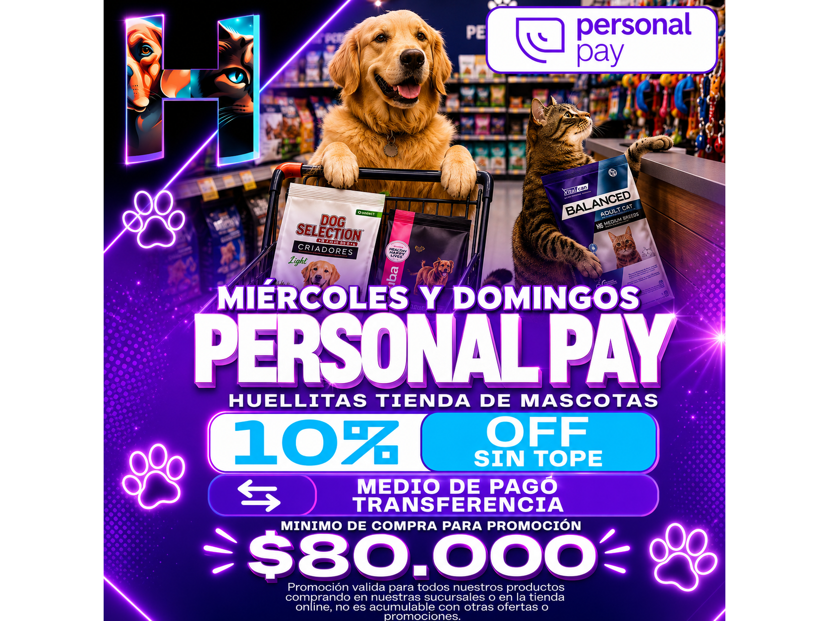 PERSONAL PAY 10%OFF SIN TOPE
