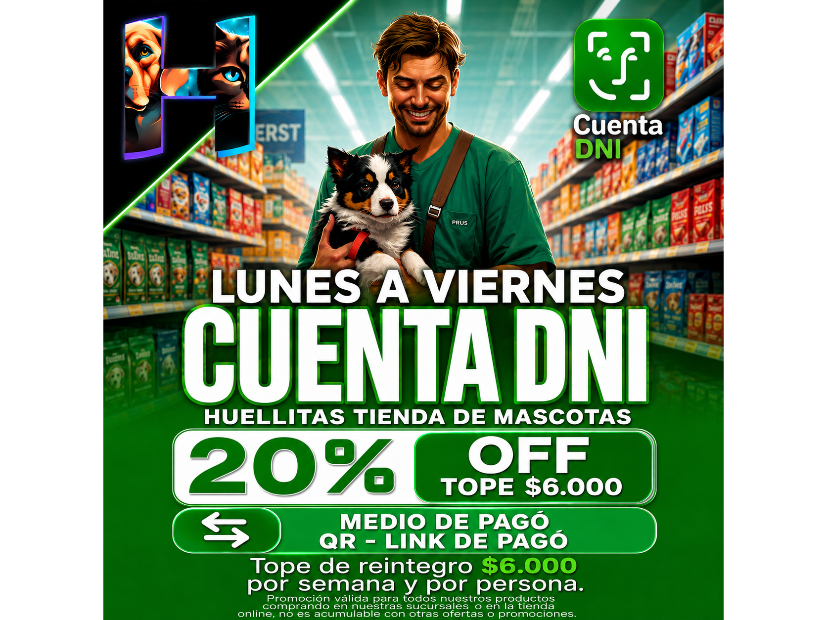 CUENTA DNI 20% DE REINTEGRO!