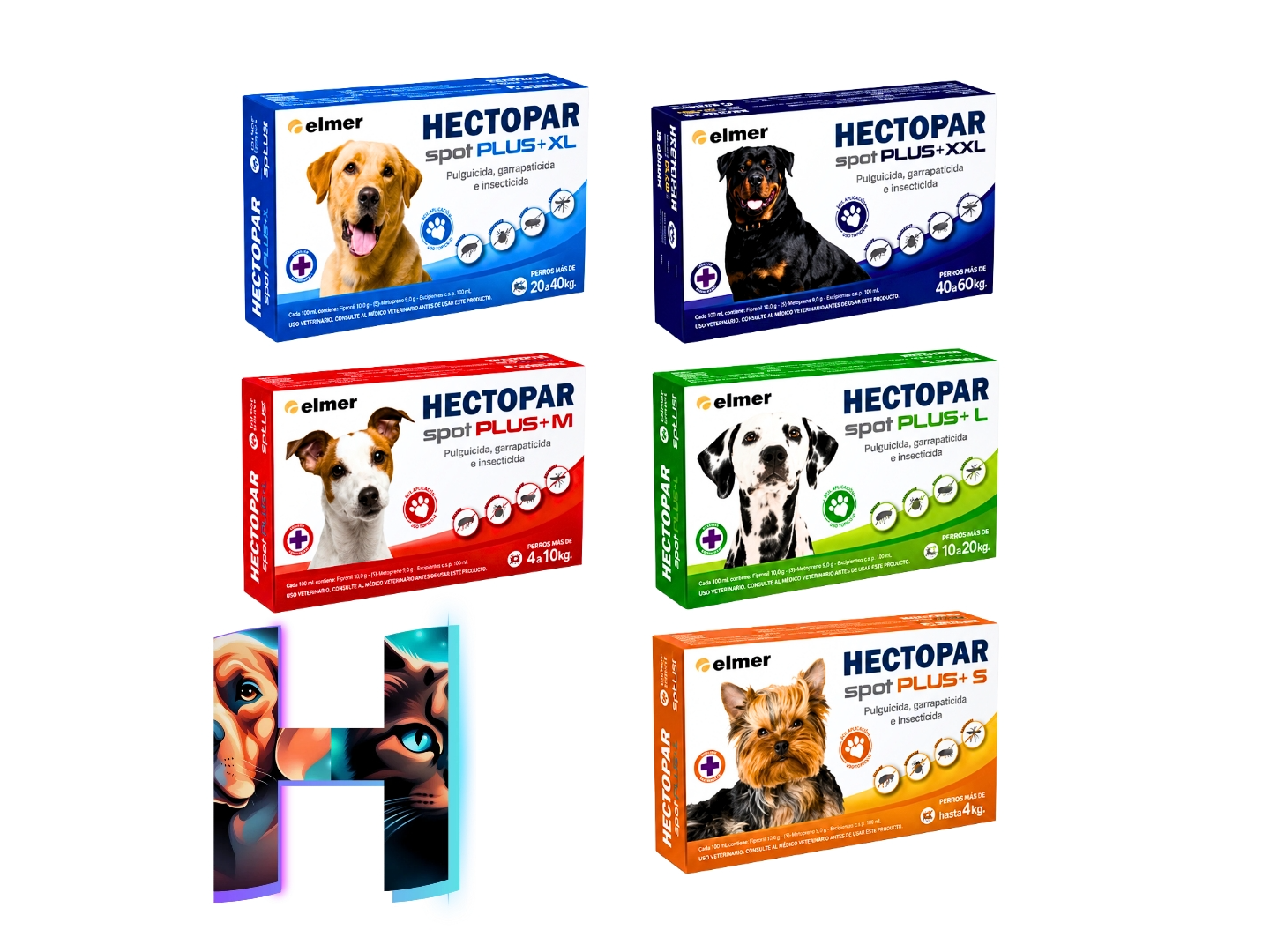 Pipetas Hectopar Spot Plus Perros