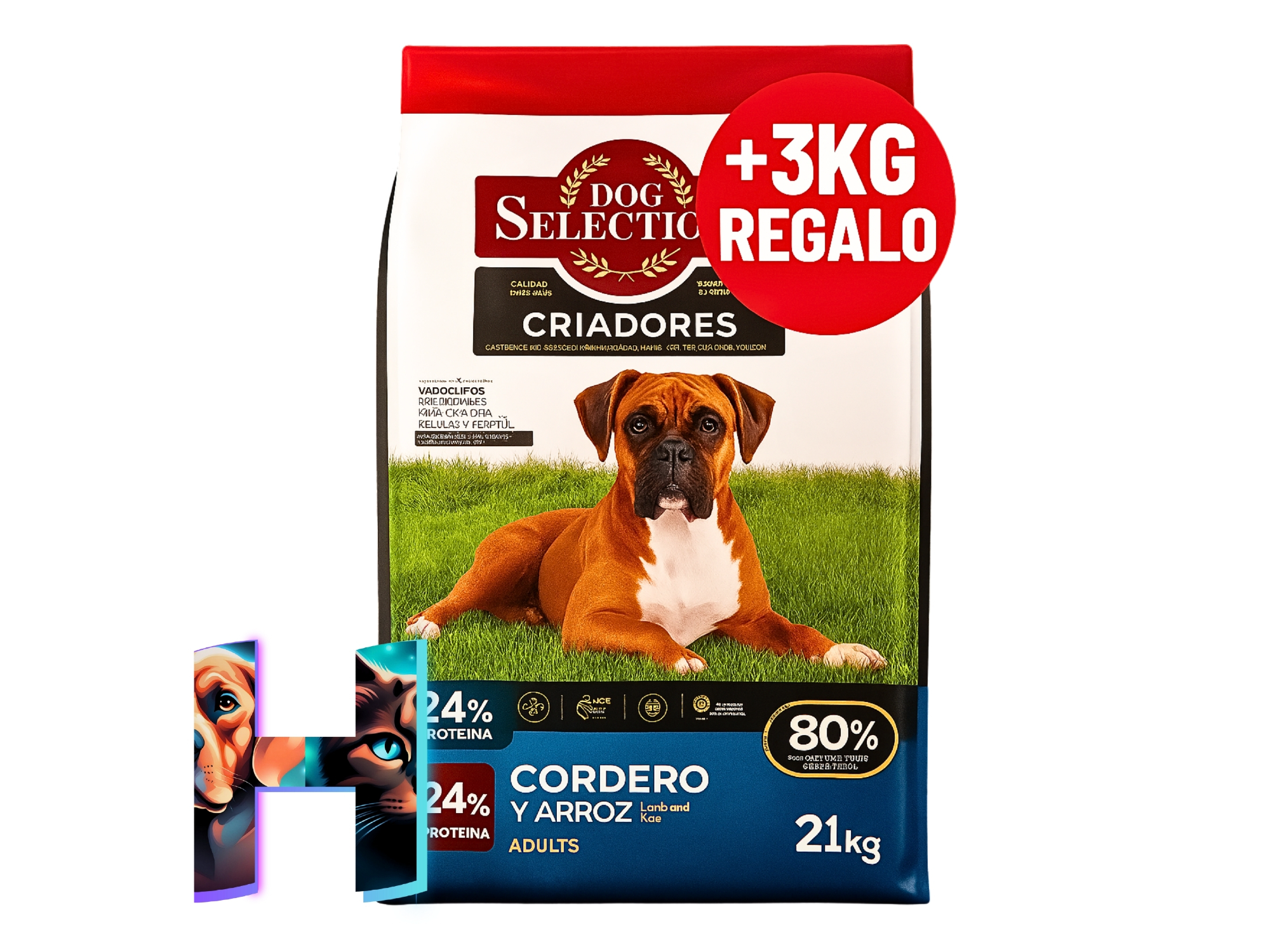 Dog Selection Criadores Cordero y Arroz 21kg
