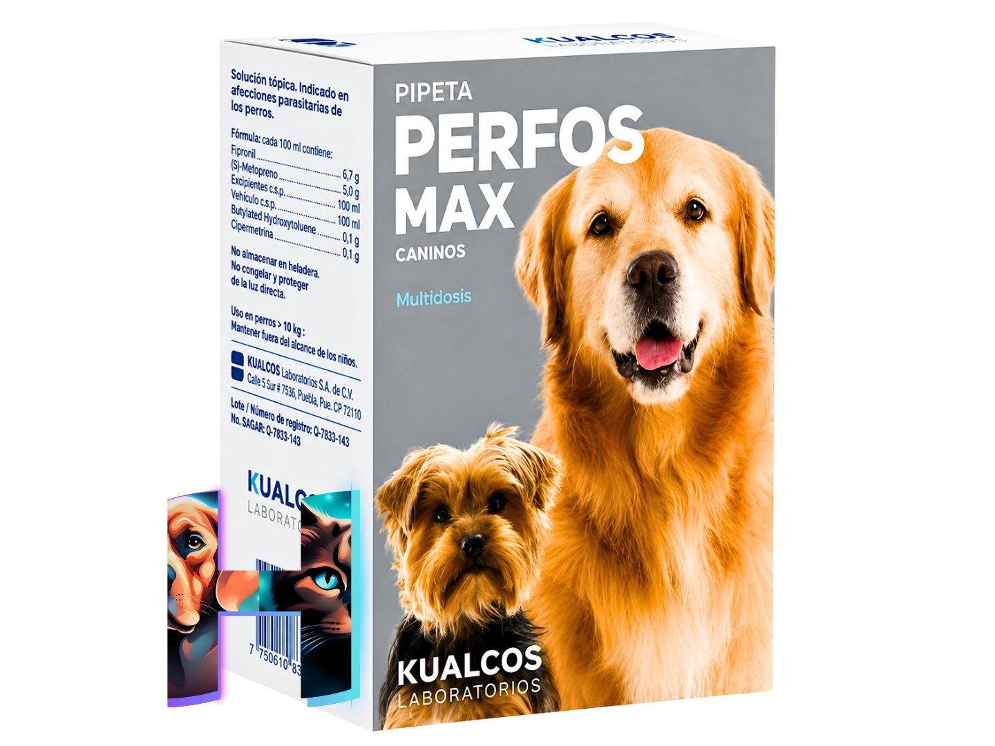 Perfos Max Multi Pipeta Dosis Perros 75ml