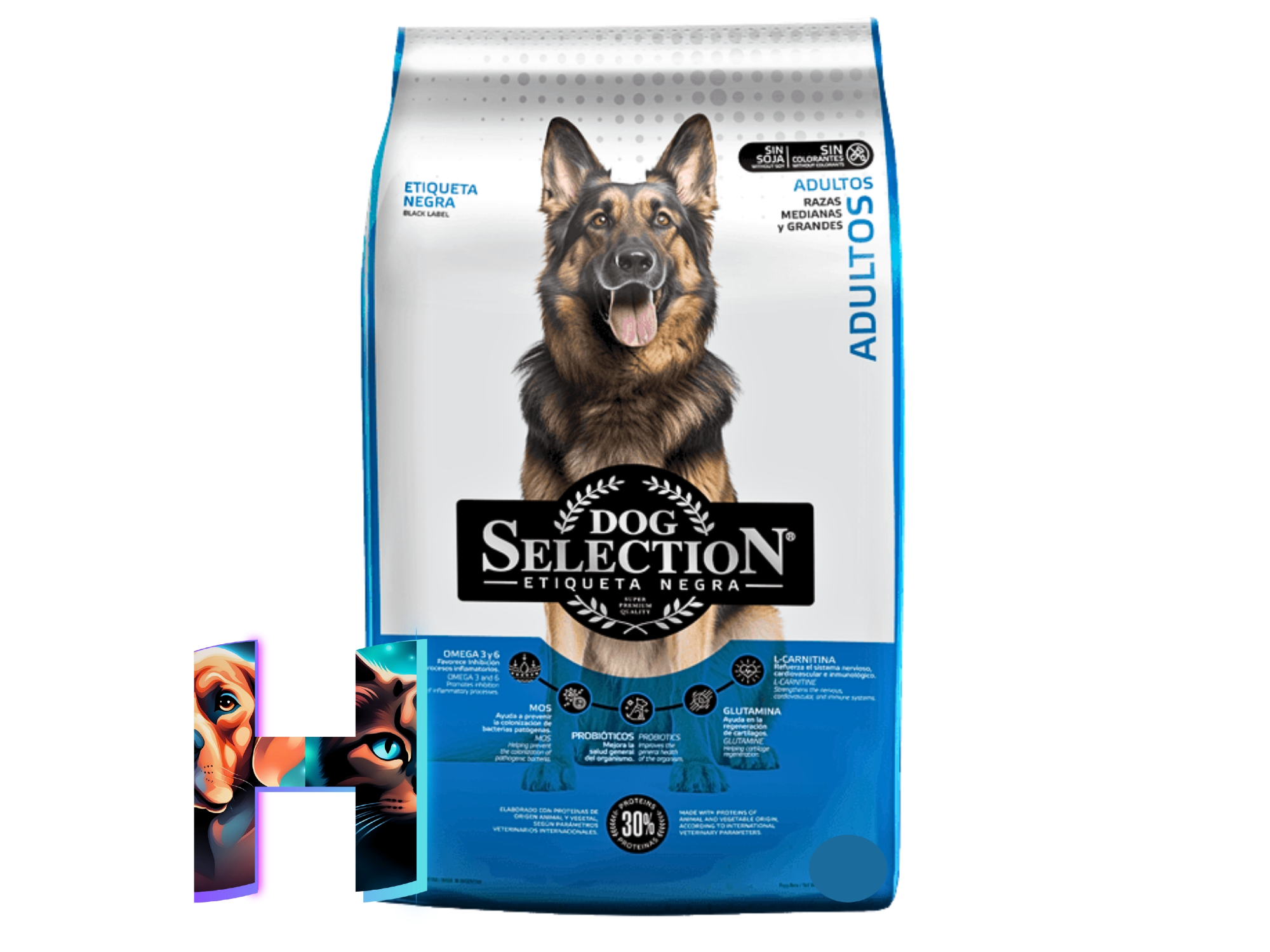 Dog Selection Adulto Etiqueta Negra x21Kg