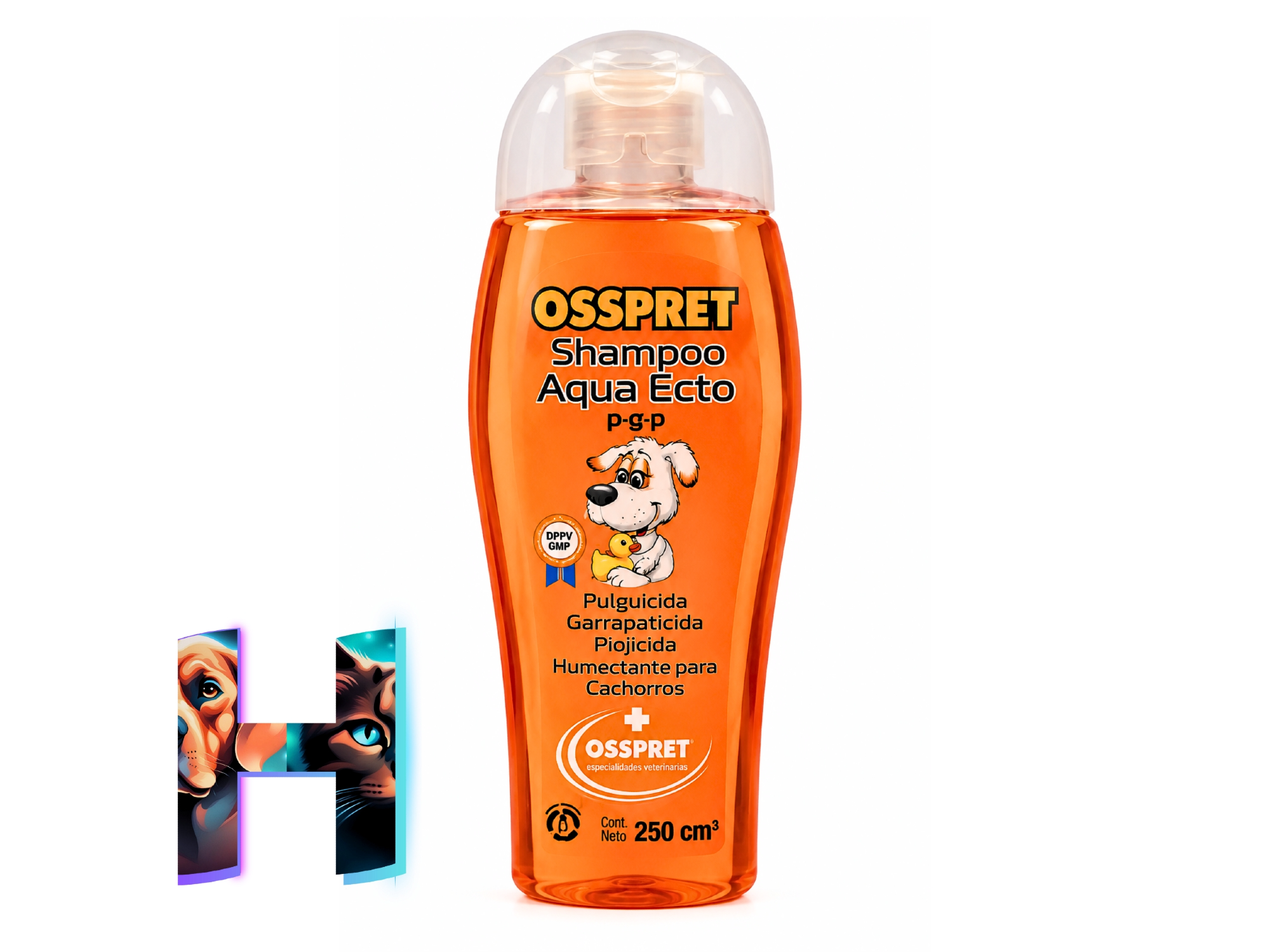 Shampoo Aqua Ecto Osspret Antiparasitario 250cc³ (Copia)