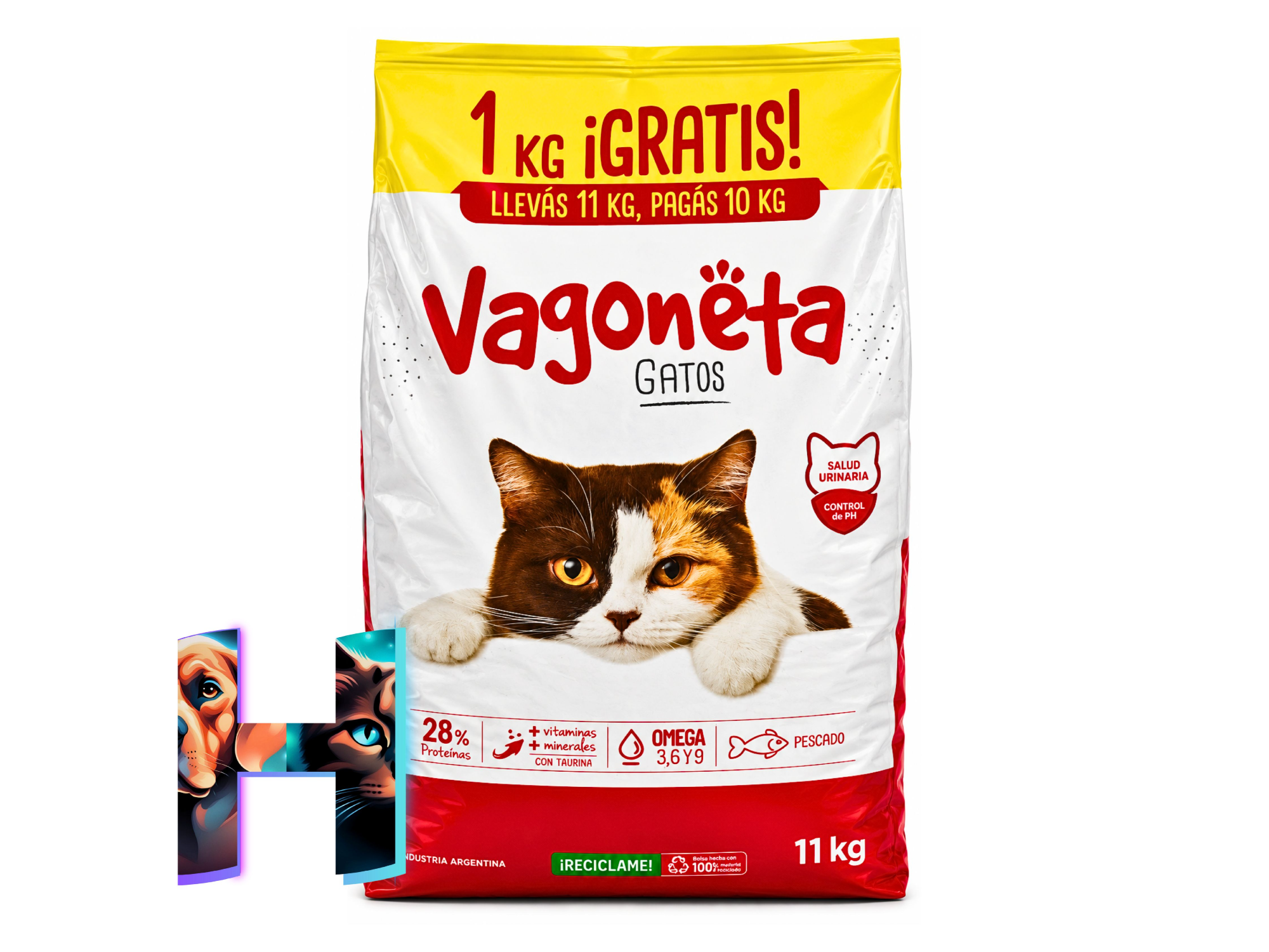 Vagoneta Gato Adulto 10kg