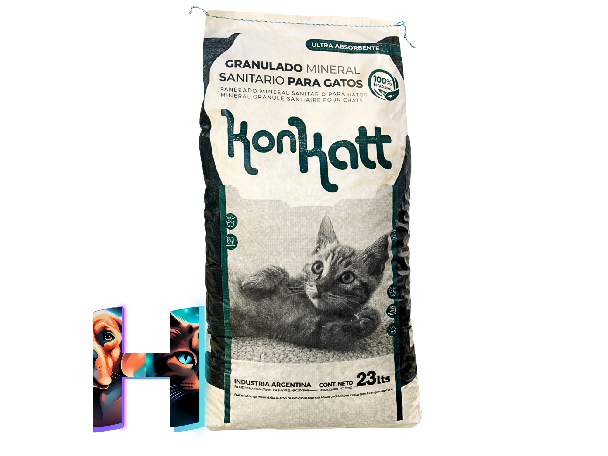 Piedras Kon Katt Grandes 23lts (10kg)