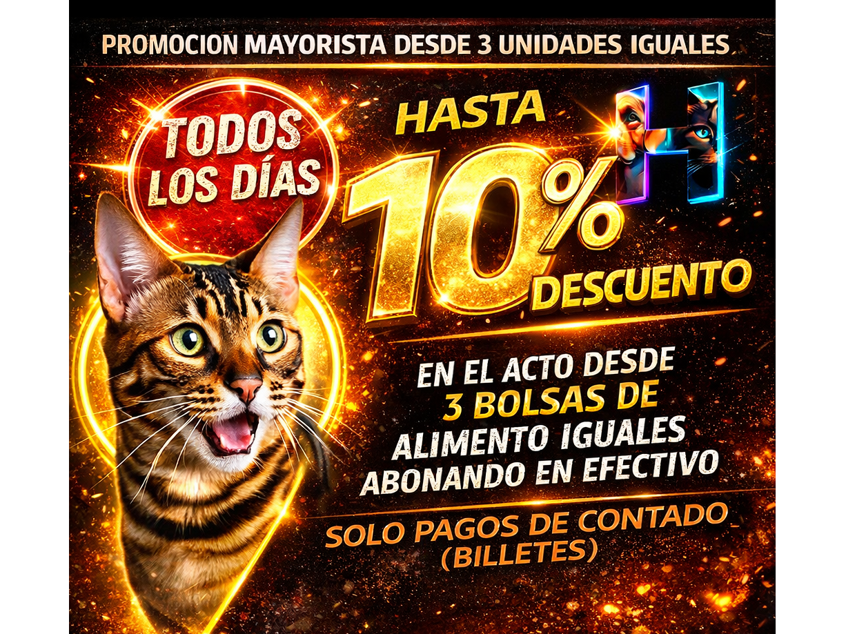 PROMOCION MAYORISTA DESDE 3 UNIDADES IGUALES