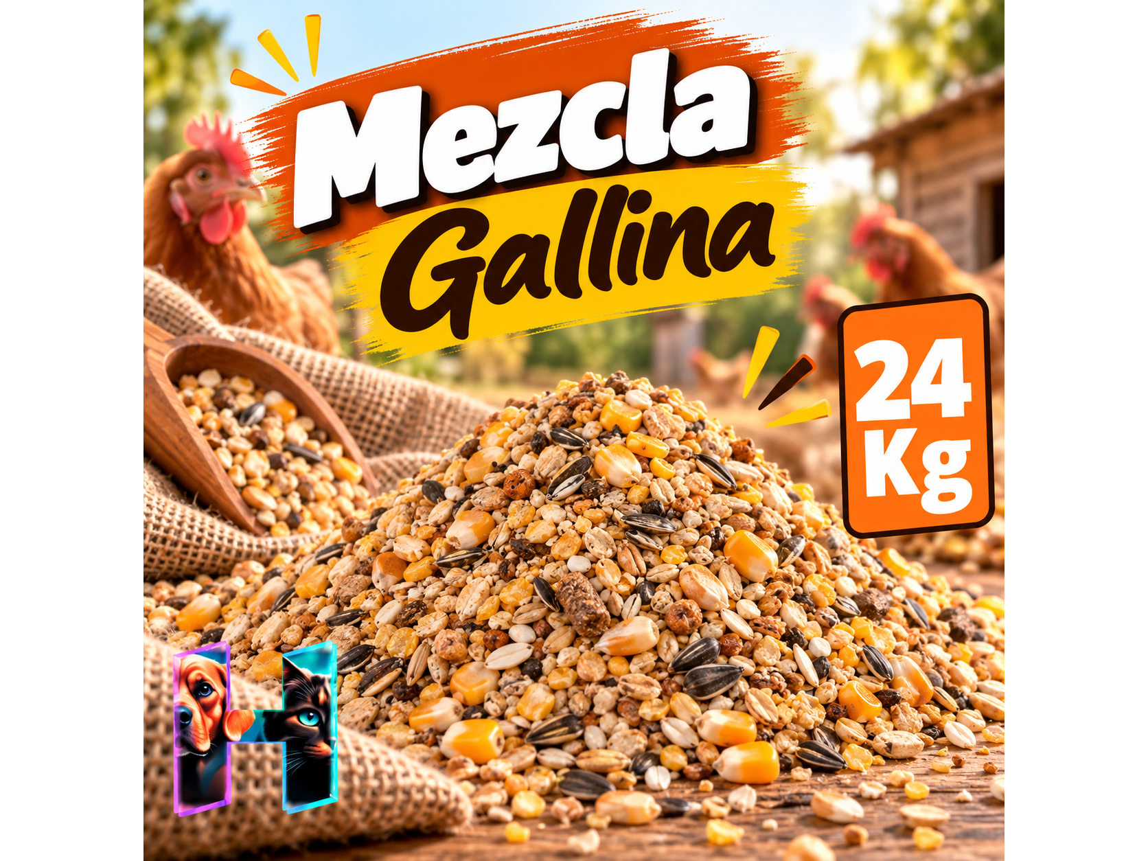Mezcla Gallina x24kg