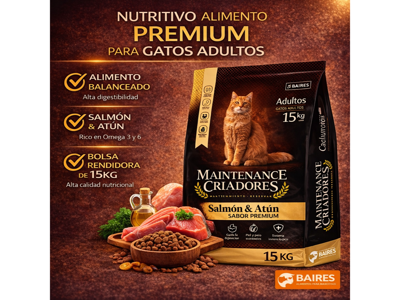 Maintenance Criadores Gato Adulto x15kg