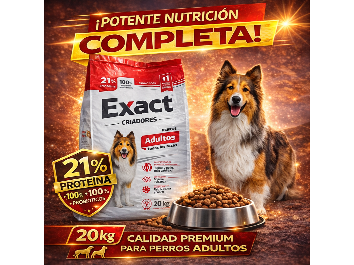 Exact Criadores Adulto 20kg