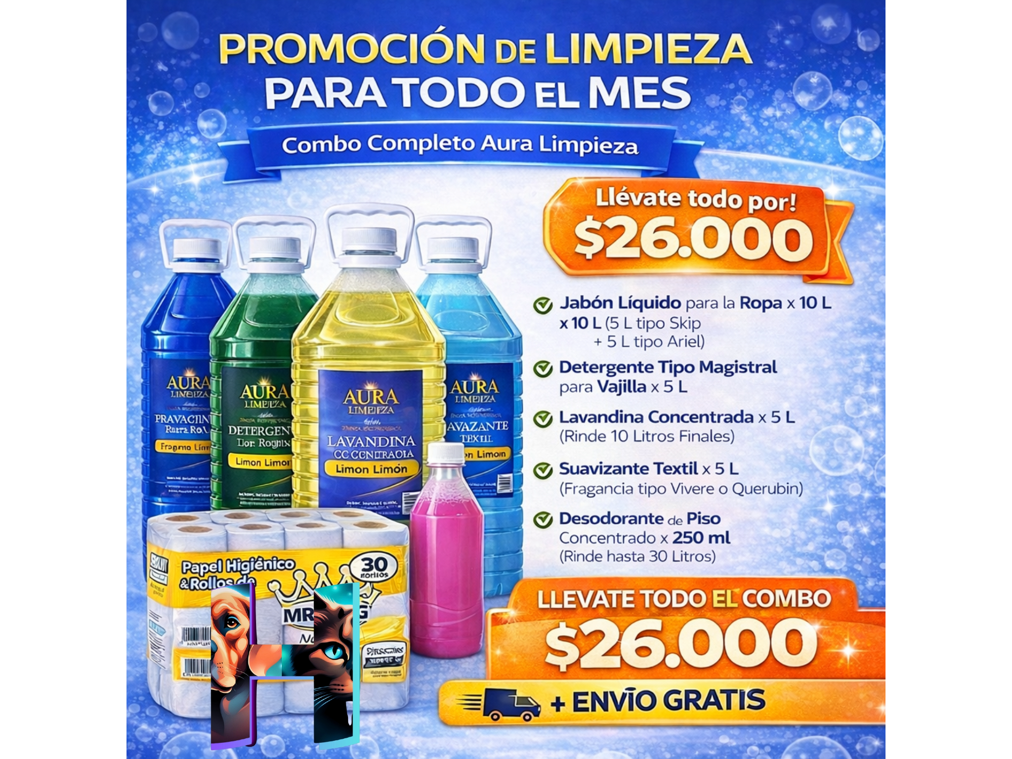 Promo Limpieza Mensual