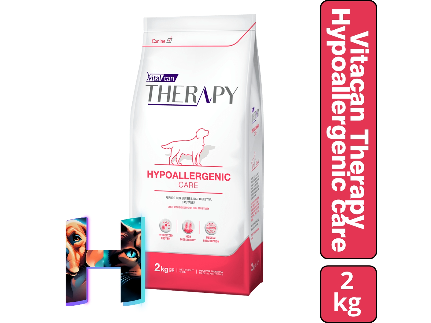 VitalCan Therapy Perro Hypoallergenic x2kg