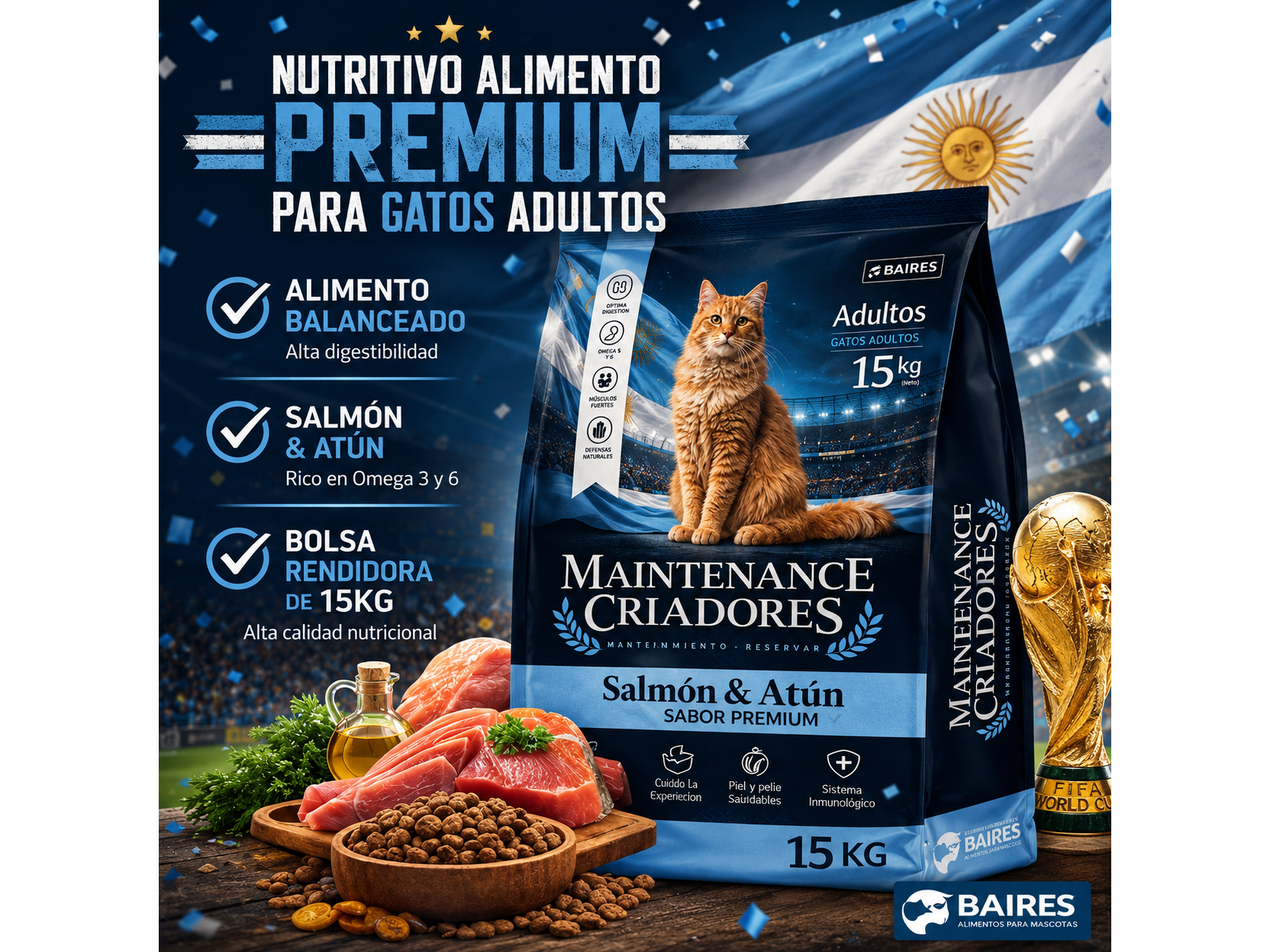 Maintenance Criadores Gato Adulto x15kg