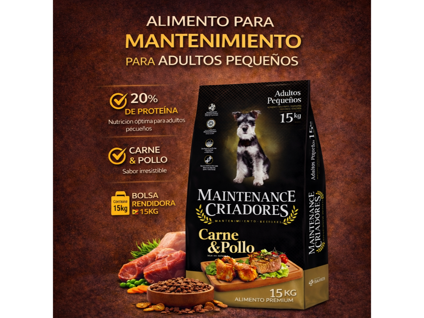 Maintenance Criadores Adulto Small x15kg